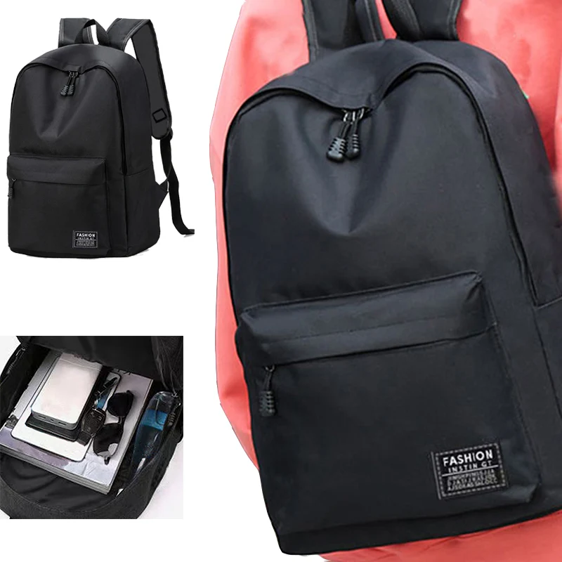 Zaino minimalista da uomo alla moda Zaino versatile Borsa da viaggio per computer per studenti scolastici di grande capacità Zaino unisex lavabile