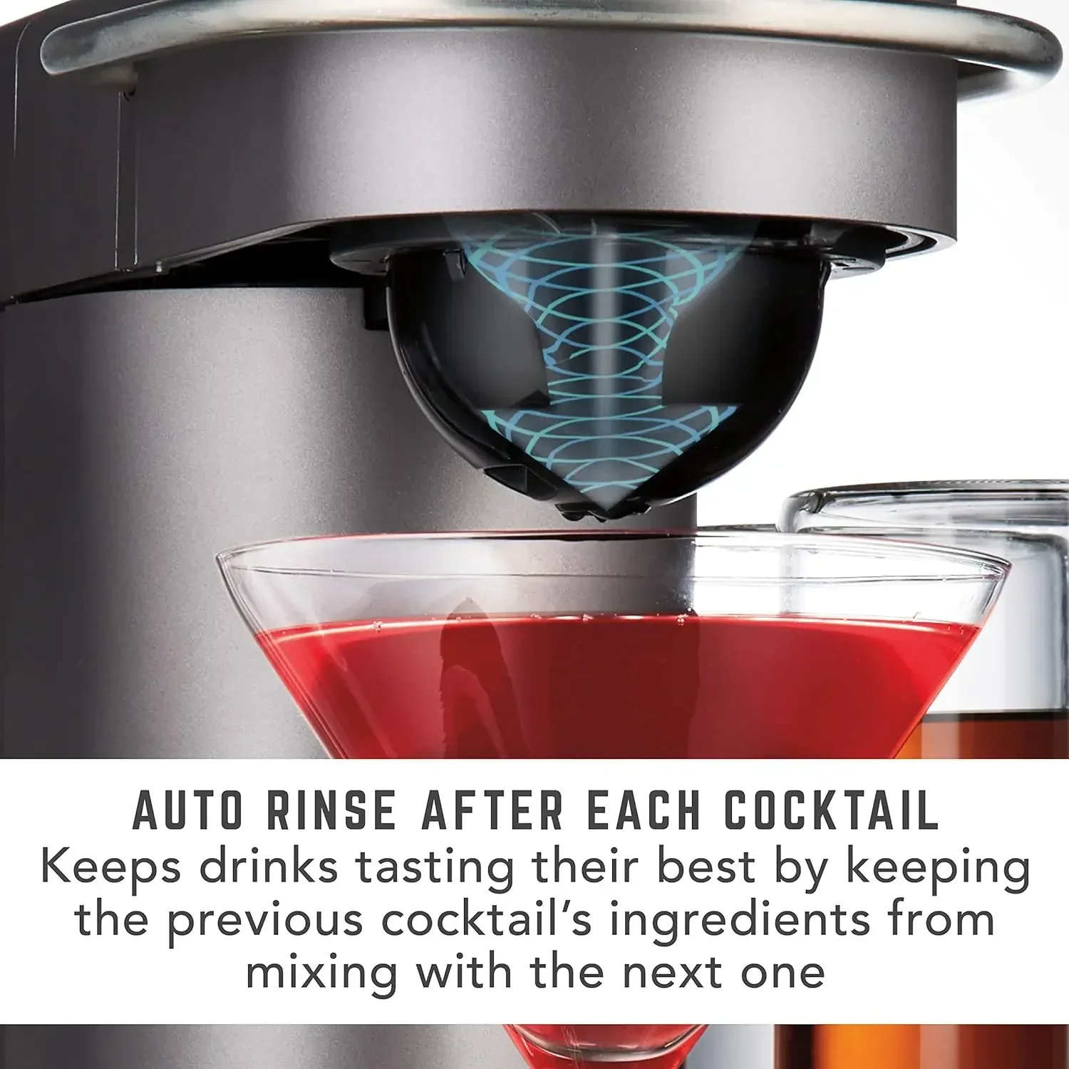home.Bartesian Premium Cocktail and Margarita Machine for The Home Bar with Push-Button Simplicity