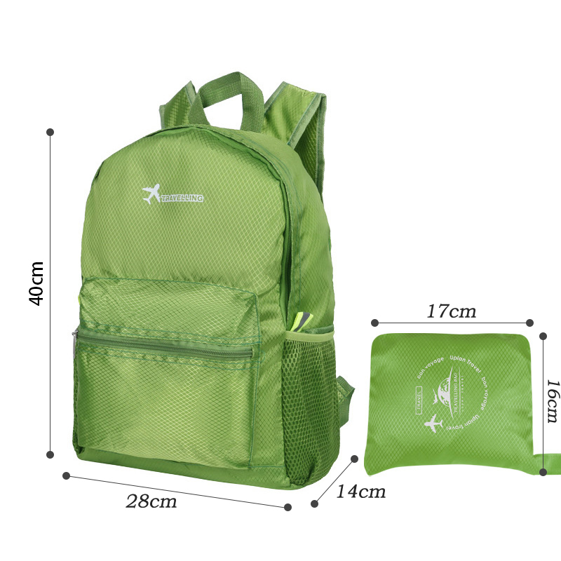 Mochila plegable ligera de 25L, mochila ultraligera impermeable para hombre, mochila de viaje para mujer, Camping, senderismo, personalizada
