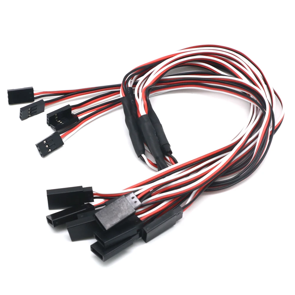 5 ชิ้น/ล็อต 150 มม.300 มม.500 มม.RC Servo Y สายไฟสายไฟสําหรับ JR Futaba Rc แบตเตอรี่ Drone รถเรือเฮลิคอปเตอร์เครื่องบิน