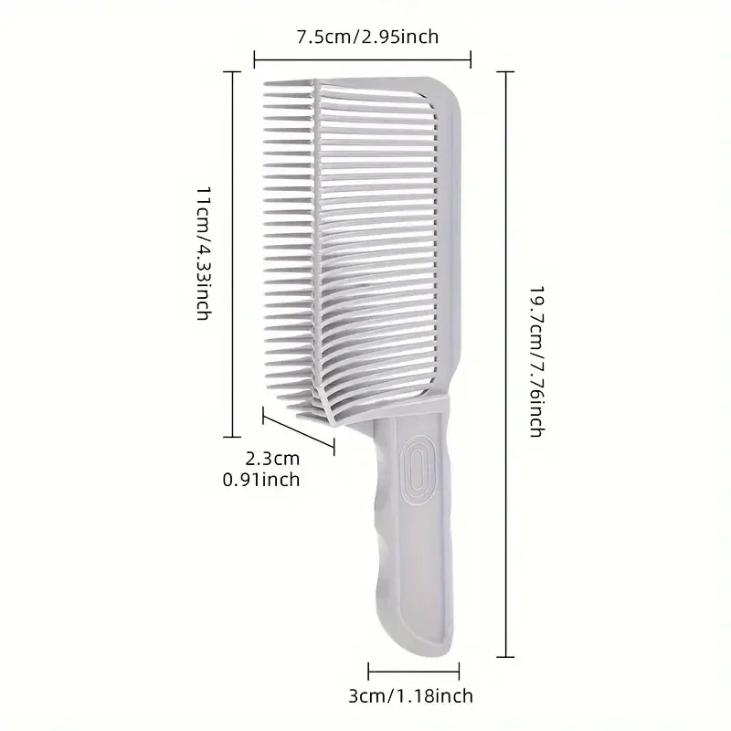 Fading Kam Professionele Kapper Clipper Blending Flat Top Haar Knippen Kam Voor Mannen Hittebestendige Vervagen Borstel Salon Styling Tool