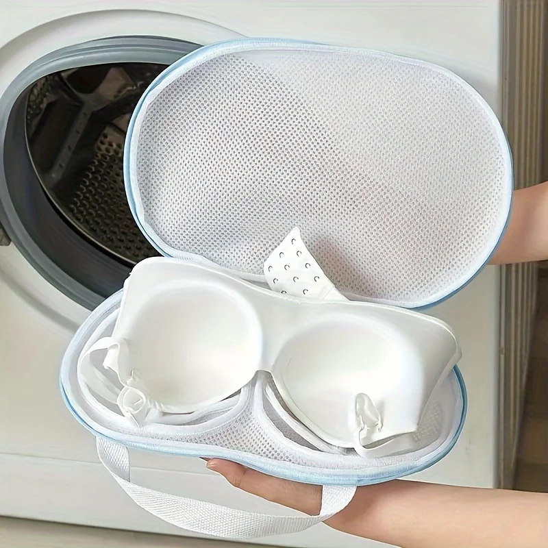 Beha waszak Beha waszak Mesh waszak met ritssluiting Opvouwbare mesh lingerie ondergoed Mesh beha wasmachine tas