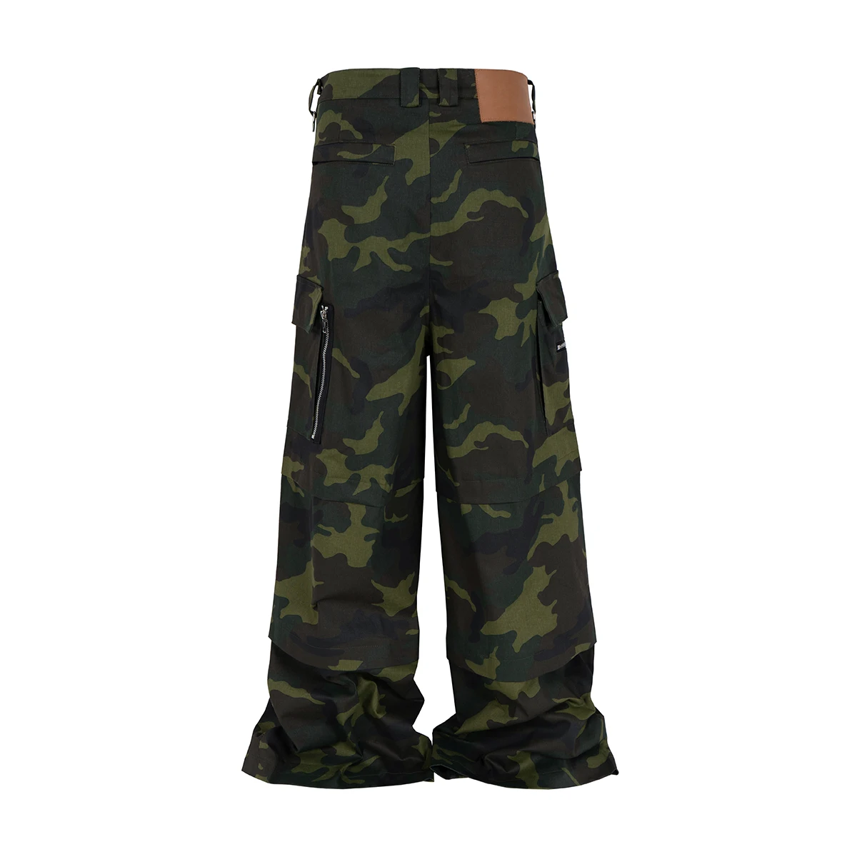 Calças cargo camufladas com vários bolsos, combinando com cores, para homens e mulheres, streetwear, patchwork, macacão folgado, pernas largas, calças soltas