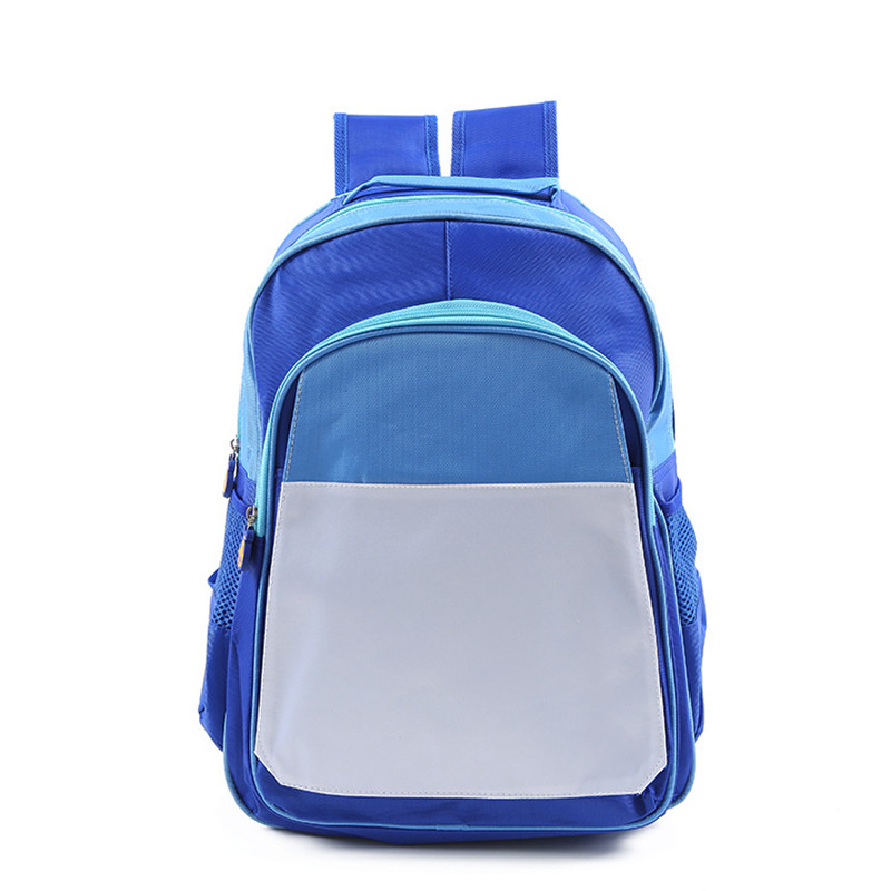 Sublimation leere Schultasche Rucksack für Kinder Kinder Junge Mädchen große Größe personalisierte Druck Büchertasche für Studenten