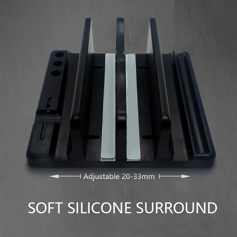 Office Laptop Stand Vertical Save Desktop Space Easy To Place Computer Accessories Scalable Width Office Desk Storage