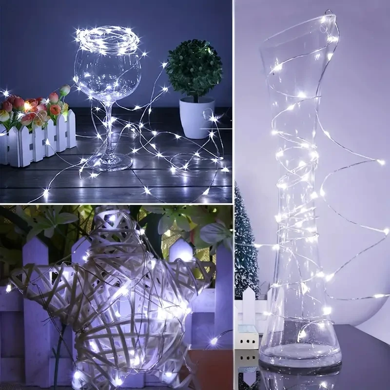 ไฟราวจิ๋ว20ดวง LED 30แพ็ค, ไฟสายตกแต่งแบตเตอรี่กันน้ำสำหรับงานแต่งงานงานเลี้ยงห้องนอนแบบ DIY