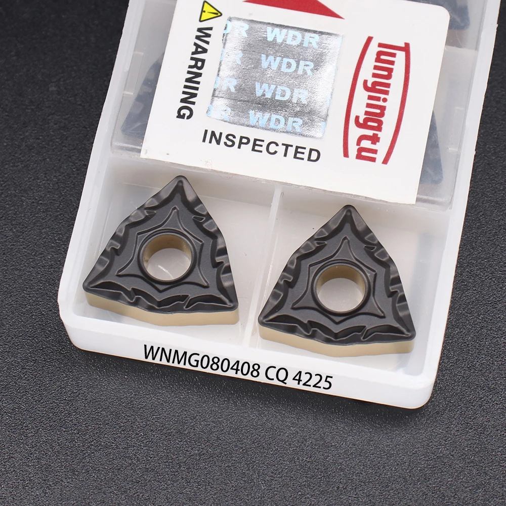10 piezas WNMG 080404   WNMG 080408   WNMG 080412   TM CQ R-S 4225 herramienta de torneado externo de carburo de alta calidad herramienta de torno CNC para acero