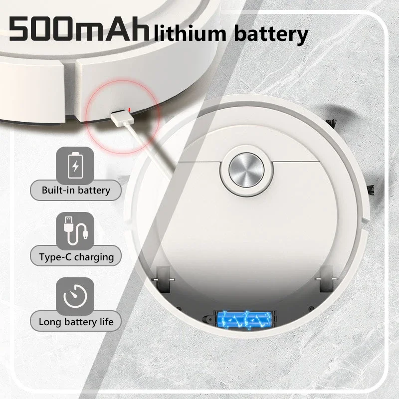 Xiaomi 3-in-1 Scan Drag Suction Intelligent Sweeping Robot Wide Range Dust Pet Hair Cleaner Rechargeable Fully Automatic Vacuum