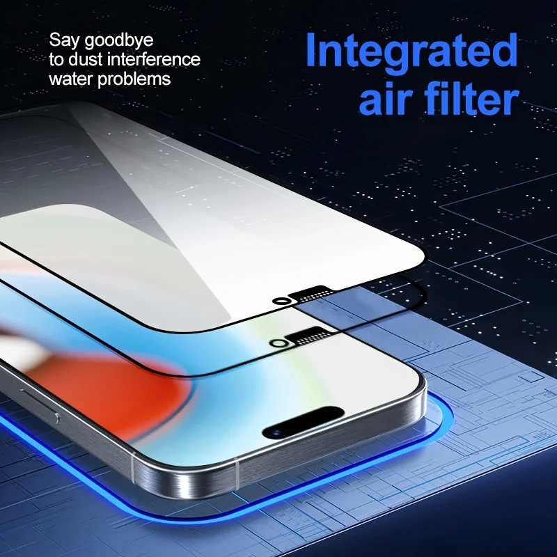 Proteggi schermo in vetro temperato per iPhone 16 15 14 13 12 11 17 Pro Max 16e Pellicola protettiva iPhone16 Pro Max XR X XS Max 7 8 16Plus
