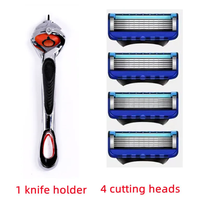 5 Layers Razor Replacement Head Manual Replacement Razor Blade