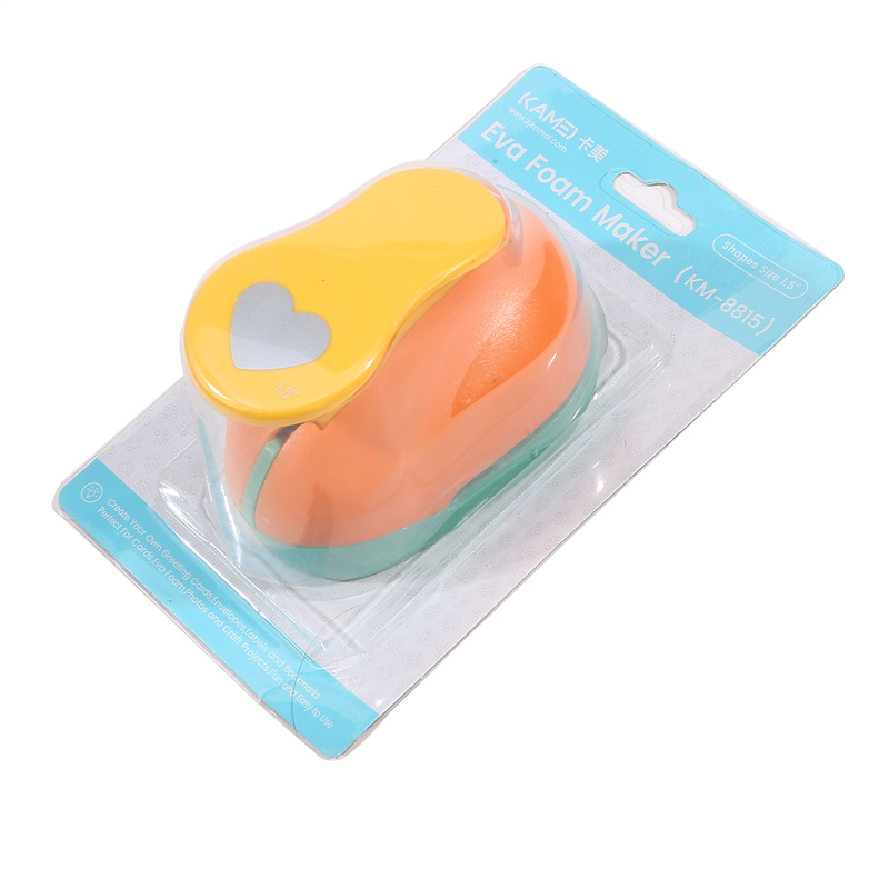 ハート型エンボスパンチ,ランダムカラー,日曜大工,スクラップブッキングマシン,切り絵,パンチ,ラウンドカッター,8mm, 15mm, 25mm, 38mm, 50mm