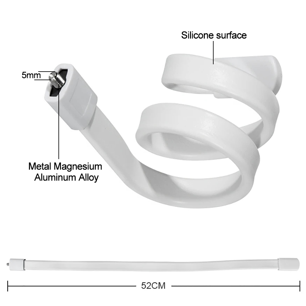 Suporte de pescoço de ganso para câmera, suporte multifuncional de silicone para monitor de bebê, suporte ajustável para monitor de bebê