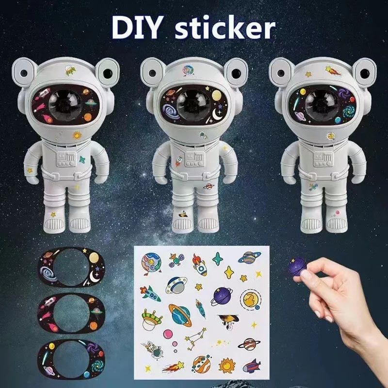 Proiettore di luce stellare per astronauta Bluetooth LED Camera da letto Ambiente Luce notturna Aurora Luna Nebulosa Galassia Illuminazione per bambini