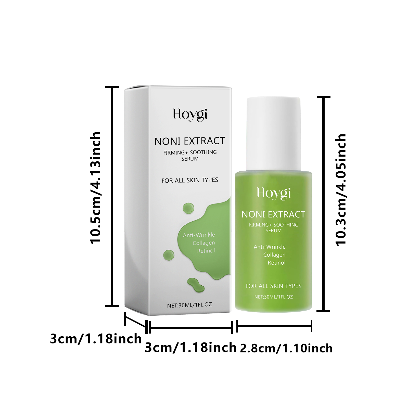 Retinol Serum Noni Fruit Essence Voedend Verhelderend en opvullend Hydraterend Verstevigend Gladmakend Kalmerend Gezichtsverzorging