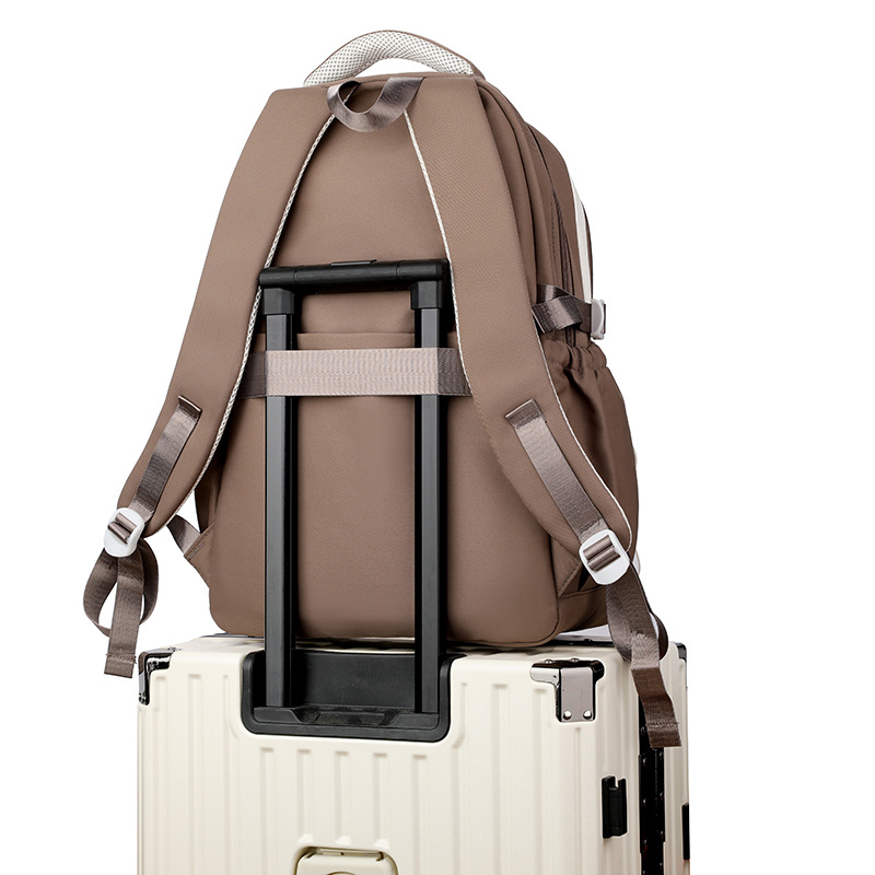 여아용 대용량 학교 배낭, 십대 학생 책가방, 귀여운 꿈꾸는 만화 펜던트 책가방, 2025