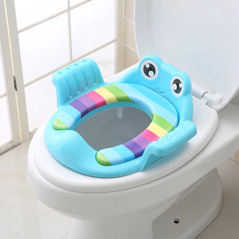 Assento de treinamento de vaso sanitário para bebês, assento macio e antiderrapante para treinamento de vaso sanitário, almofada de mictório para crianças