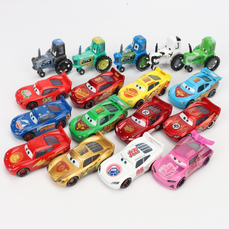 25 estilos relâmpago mcqueen disney pixar carros brinquedo 1:55 metal diecast carro crianças brinquedo carro presente de natal