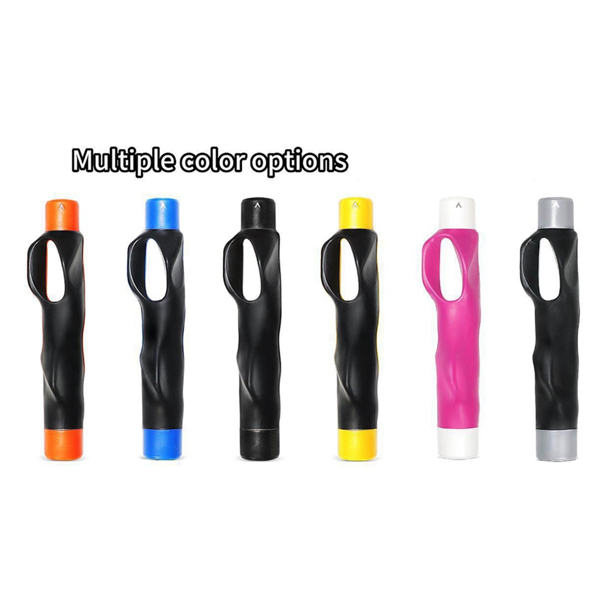 Golf Grip Training Aid Golf Club Handle for Swing Grip Trainer Left Right Hand Practice Aid,Black