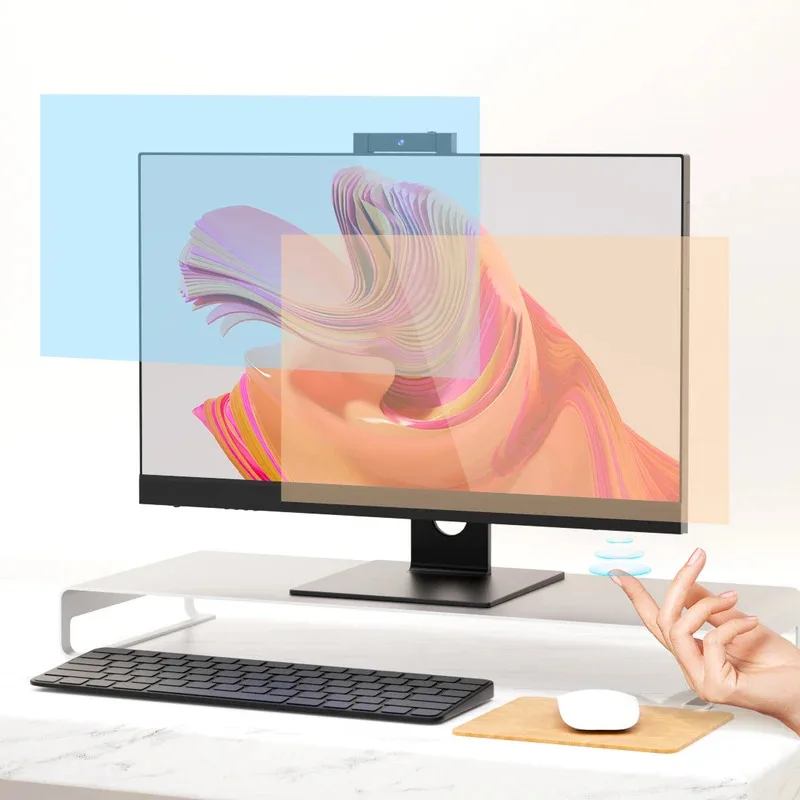 Computadora de escritorio todo en uno de 23,8 pulgadas Pantalla FHD Core I5 8G+512GB PC todo en uno con teclado/ratón con cable
