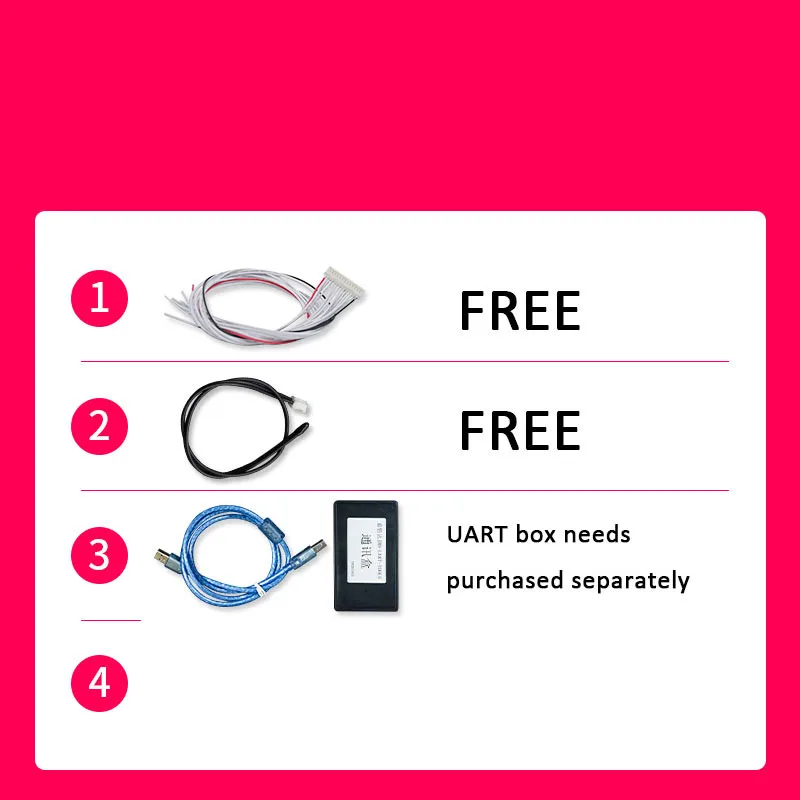7S ~17S JBD Bluetooth Smart BMS 10S 12S 13S 14S 16S Защитная плата литиевой батареи 24 В 36 В 48 В 52 В 60 В Li-ion Lipo 20A 40A 60A