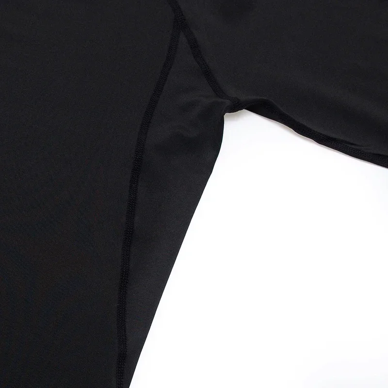 2025 Camiseta manga larga deport., secado ráp./transpir., estamp. baloncesto, apta fitness/entren./correr, ropa ajust.