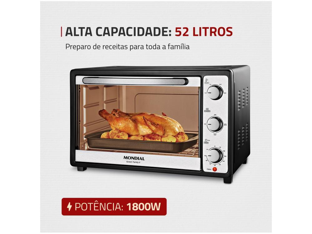 Forno Elétrico de Bancada Mondial com Timer - 220V
