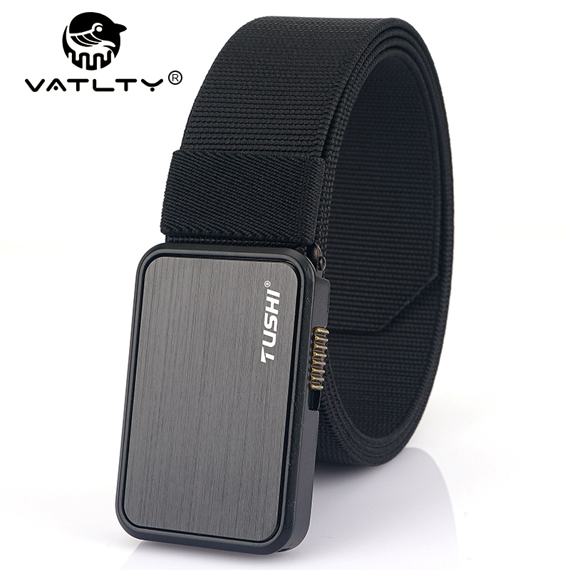 VATLTY 35Mm Nam Dây Đàn Hồi Mềm Nylon Chắc Chắn Hợp Kim Kẽm Chốt Tháo Nhanh Unisex Căng Dây Làm Dây Thắt Lưng dây Nam