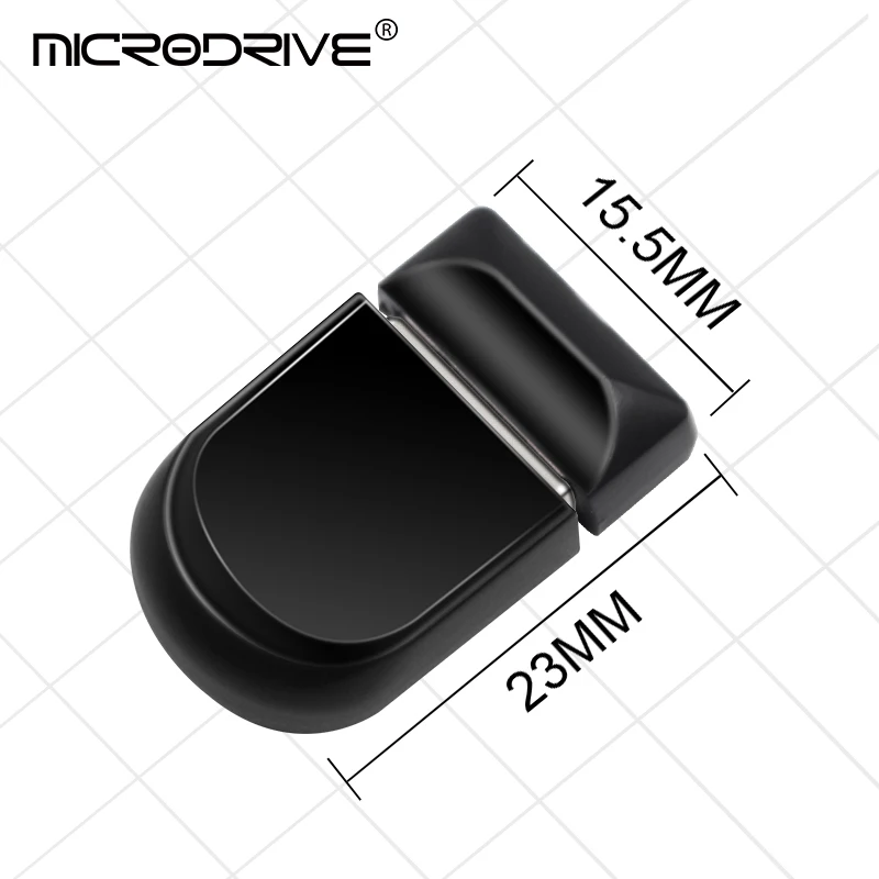 Clé USB étanche en métal argenté, clé USB, disque U, mémoire, 4 Go, 8 Go, 32 Go, 64 Go, 128 Go