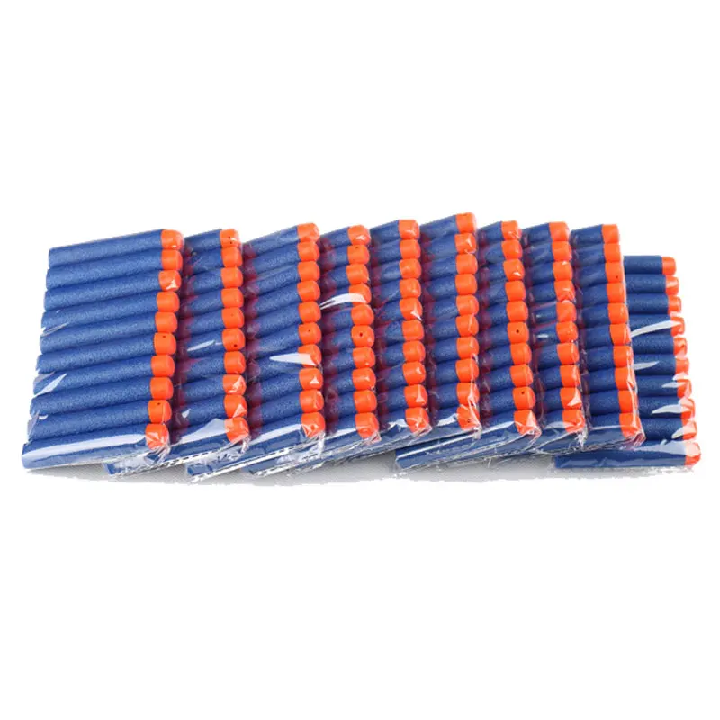 Nerf Bullets EVA 소프트 중공 구멍 헤드 7.2cm Nerf Blasters 용 Nerf 장난감 총 액세서리 용 리필 총알 다트