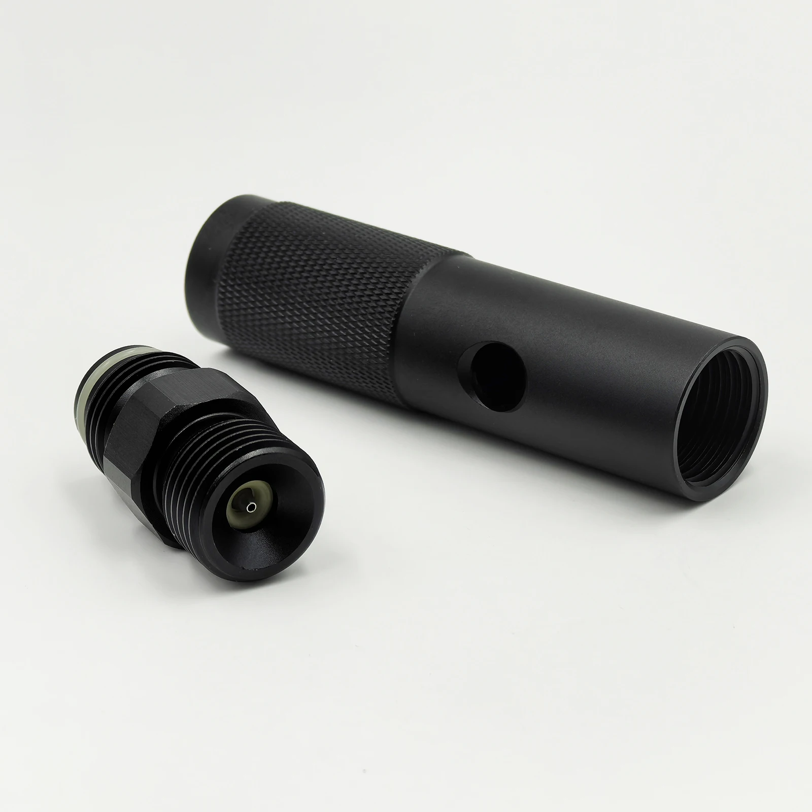 Quick Charge Adapter พิเศษสําหรับ 12 กรัม CO2 ตลับหมึกอลูมิเนียมวัสดุ G1/2-14 หรือ M16 * 1.5 มาตรฐาน CO2 ถังด้าย