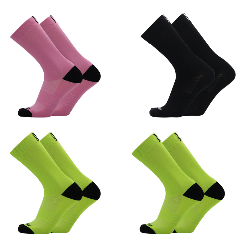 New four-season mid-calf cycling socks outdoor breathable men's and women's running socks cycling sports socks