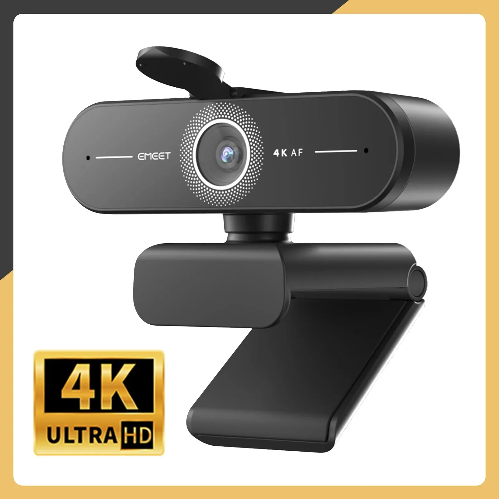 4K Webcam 1440P 2K Webkamera 1080P EMEET C60E Autofokus USB-Computerkamera für Wohn-/Videoanruf-/Konferenz