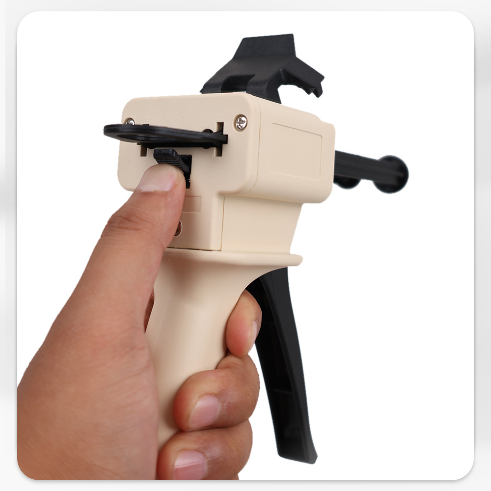 ทันตกรรม Impression ผสม Dispensing Gun 4:1/10:1 ยางซิลิโคน Dispenser ปืน Denspay Universal Dispensing Gun เครื่องมือทันตแพทย์