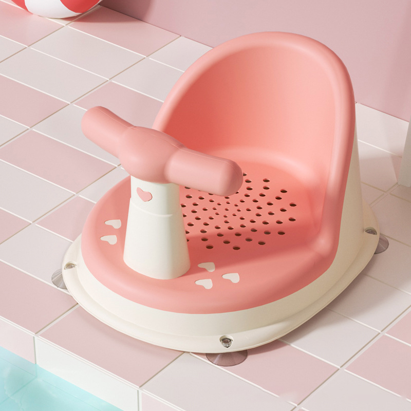 Siège de baignoire pour bébé, tapis de baignoire, chaise de sécurité antidérapante pour nouveau-né, soins pour nourrissons, siège de bain pour enfants, jouets de lavage, chaise de douche