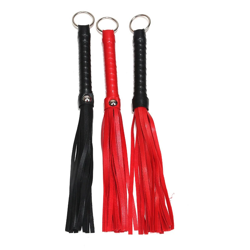 Fouet d'équitation en cuir PU de haute qualité, fouet d'équitation noir, fouet d'équitation, fête de course, flogger, poignets, reine