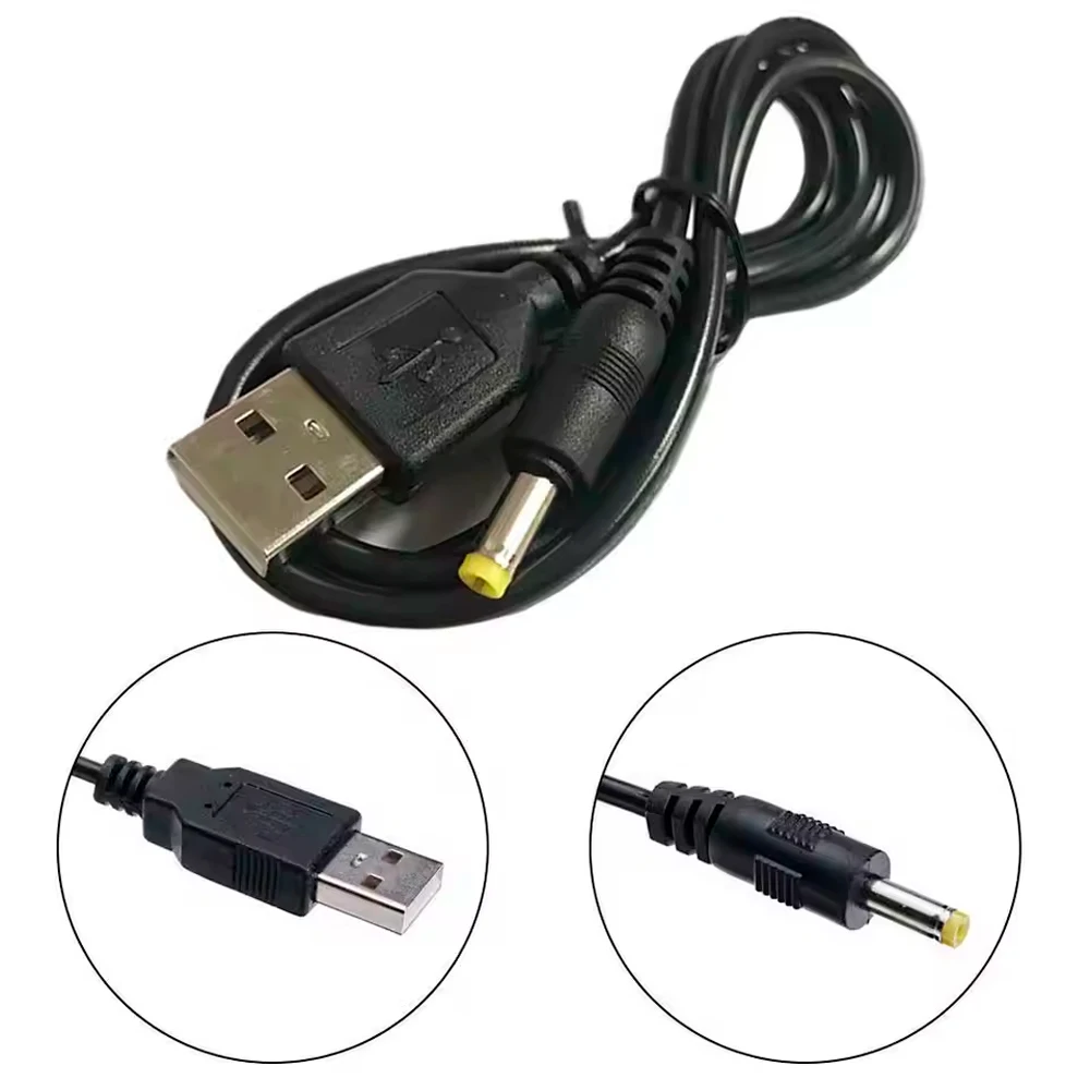 Cavo di ricarica USB 80 cm 5 V 1A Cavo di ricarica da USB a CC Cavo di ricarica per PSP 1000 2000 3000 4.0x1.7mm Spina Accessori