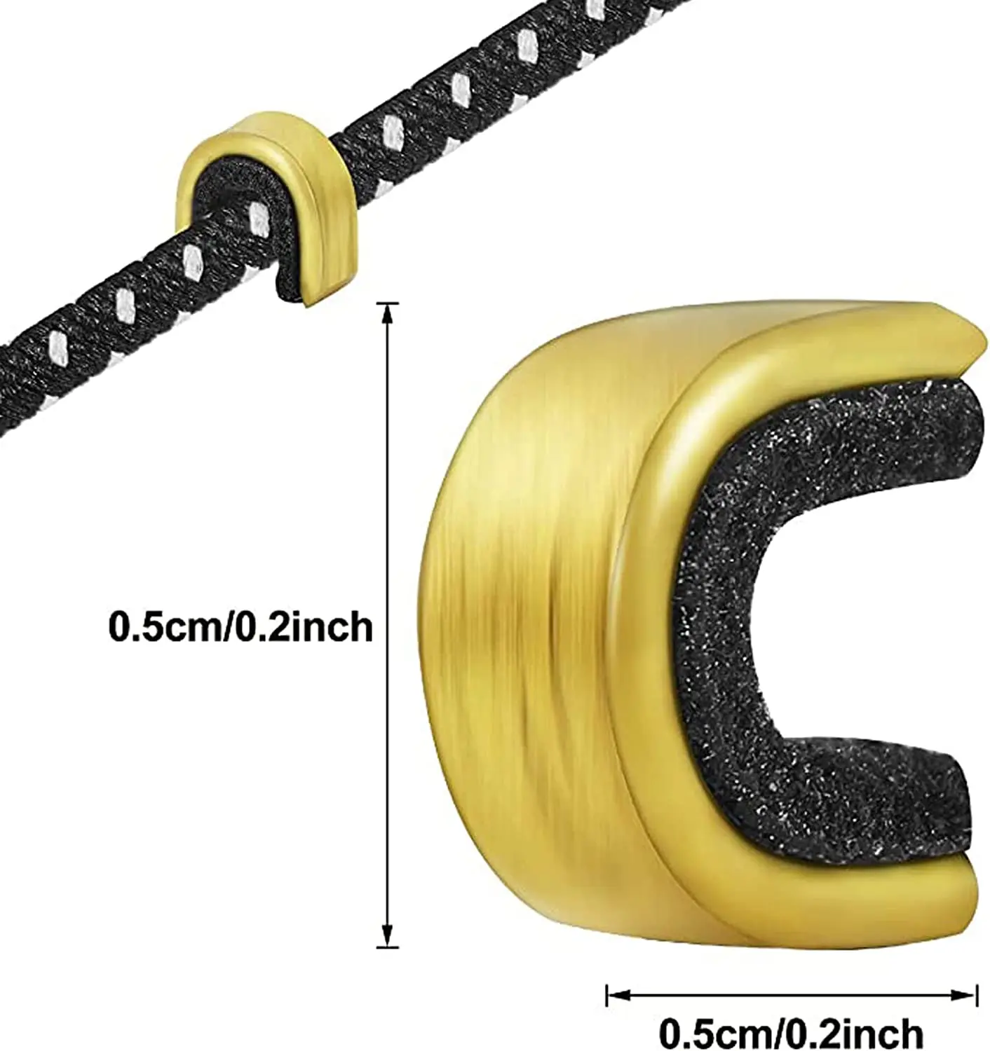 Nock Points tiro con arco cuerda Nocking Points arco hebilla Clip para arco compuesto accesorios de arco recurvo 10/20 piezas