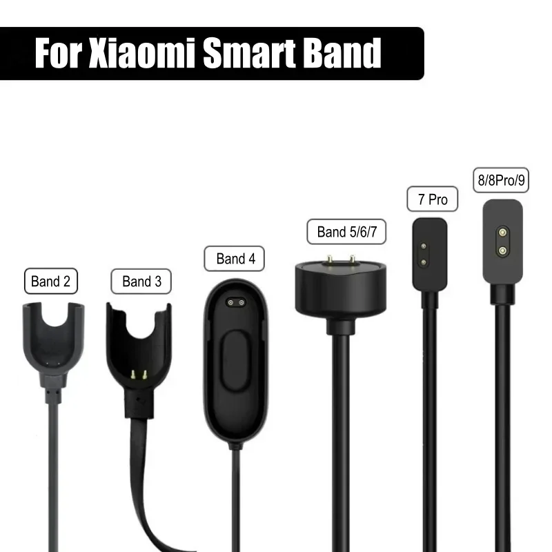 Kabel ładujący do Xiaomi Smart Band 9 8Pro 8 Active 7 Pro 6 NFC 5 Mi Smart Band 4 3 2 Bransoletka USB Ładowarka magnetyczna