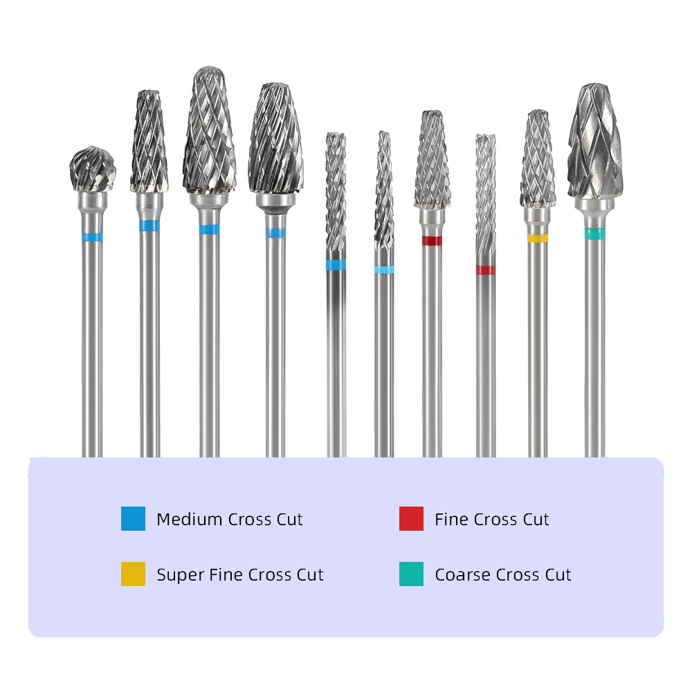 1Box DENTAL Carbide Drills Kit Popular Dentistry Tool HP 2.35mm 135℃ Autoclavable for Universal Grinding/Removing/Polishing