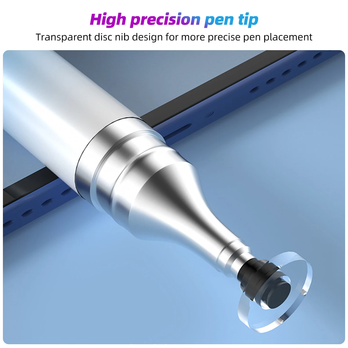 Lápiz óptico 2 en 1 para teléfono móvil, tableta, lápiz táctil capacitivo para iPhone, Samsung, Android, lápiz para pantalla de dibujo