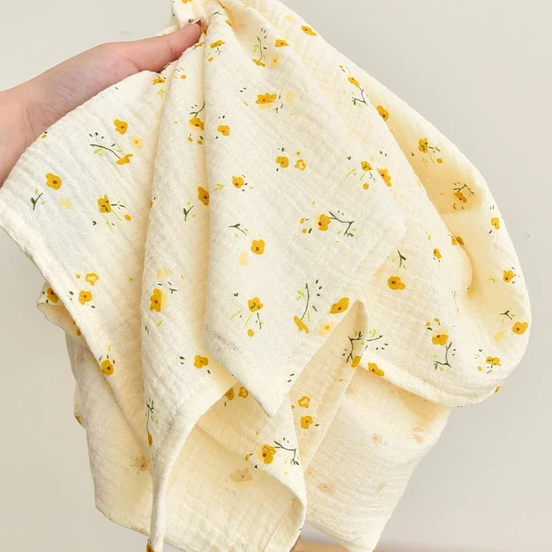 ทารกแรกเกิดผ้าฝ้ายผ้าห่มฤดูร้อนผ้าปูที่นอนทารก Stuff โยนผ้าห่ม Muslin Squares รับผ้าห่ม