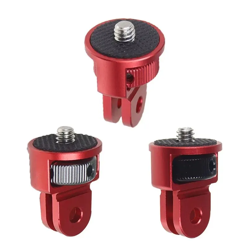 360 Swivel 1/4" Screw Converter Mini Tripod Adapter for GoPro Hero 11 10 8 for Insta360 One X2 X3 R Action Camera Monopod Mount
