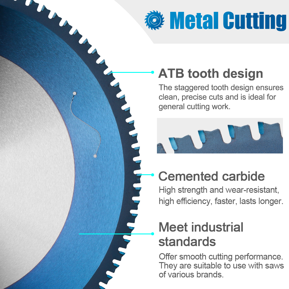 XCAN Brzeszczot do cięcia metalu 180-305 mm Brzeszczot do cięcia aluminium, żelaza, stali, brzeszczot z powłoką nano-niebieską