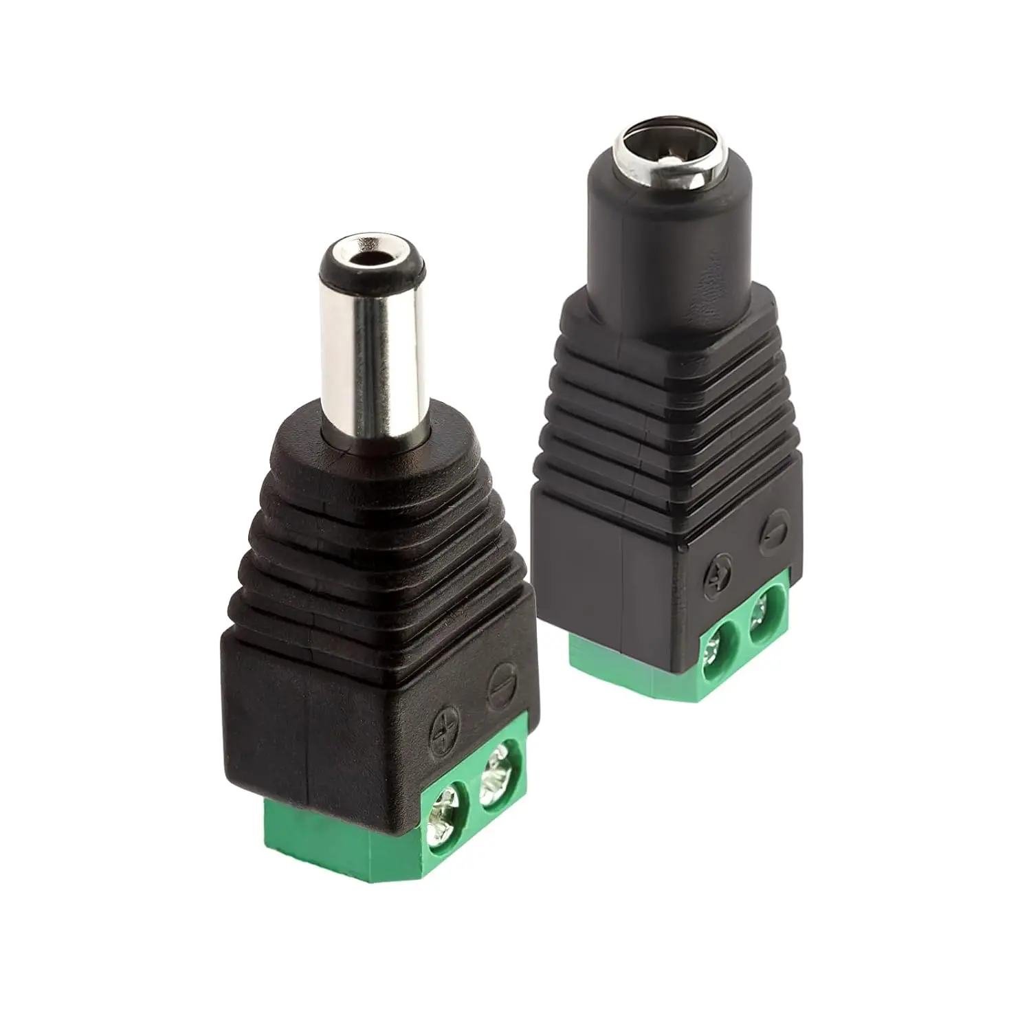 10 คู่ 12V DC Power Connector 5.5 มม.x 2.1 มม., (10 x ชาย + 10 x หญิง) แจ็คปลั๊กอะแดปเตอร์บาร์เรล,DC Power Connector