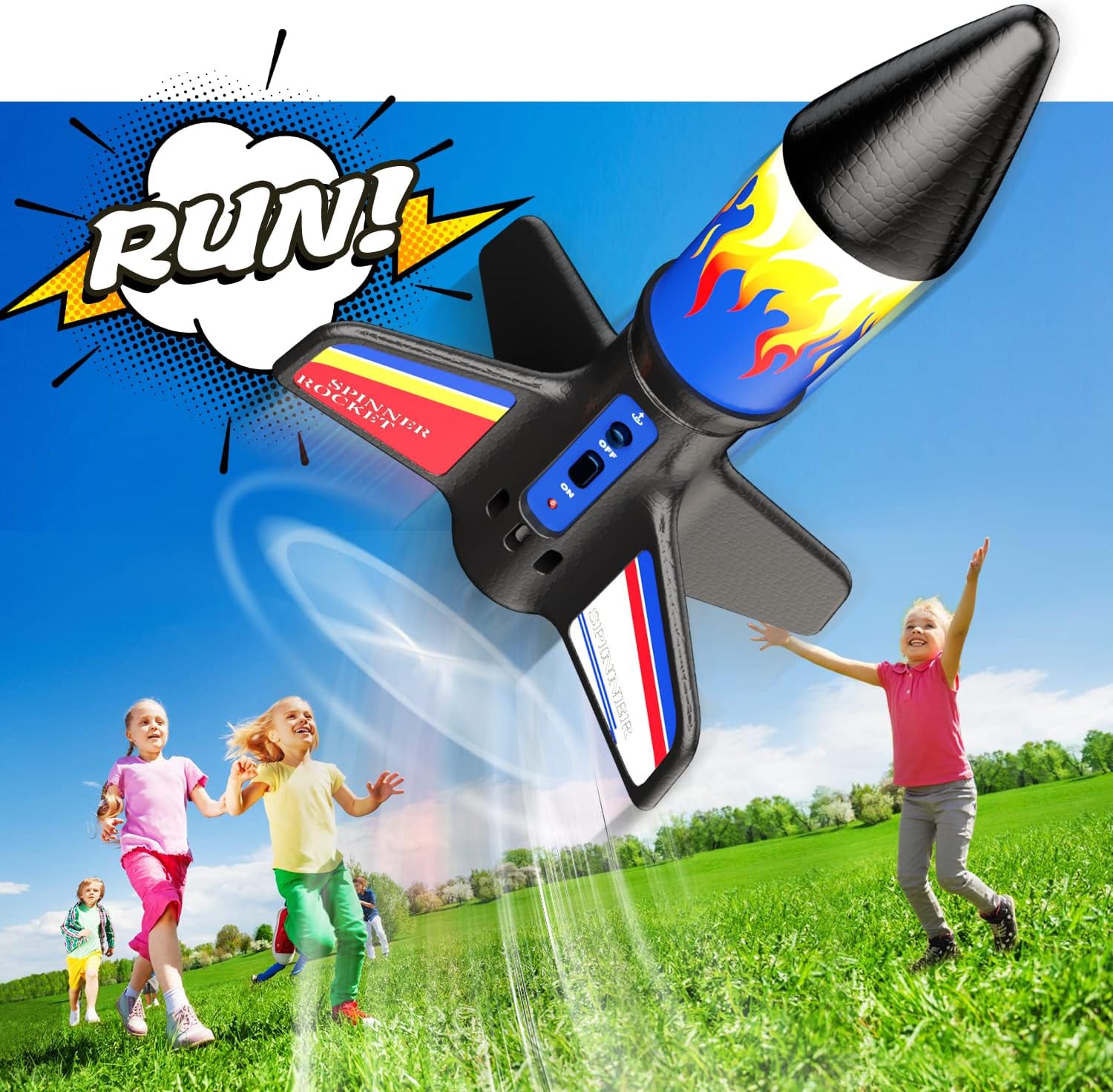 Lançador de foguetes elétrico brinquedos nova exploração espacial cohete com pára-quedas criança brinquedos ao ar livre crianças modelo kit foguete
