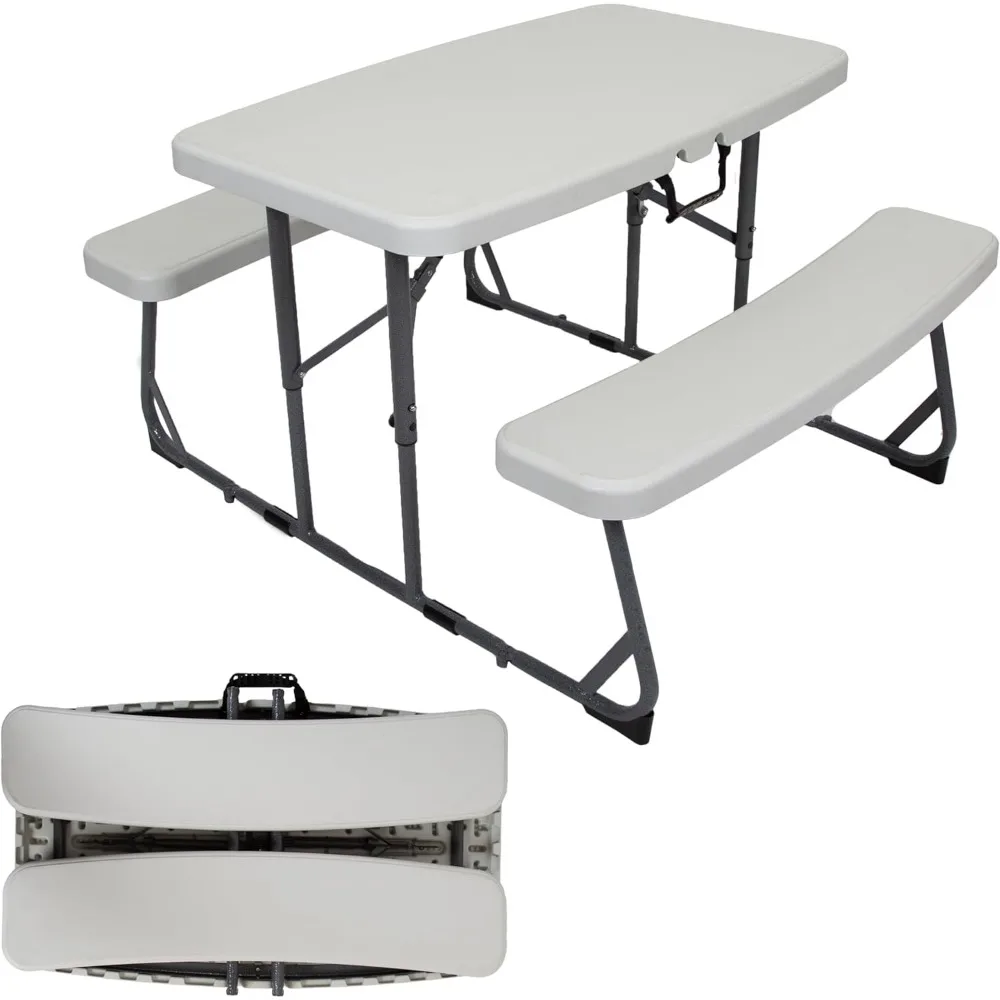 Compact Kids Picnic Table (G-940), White