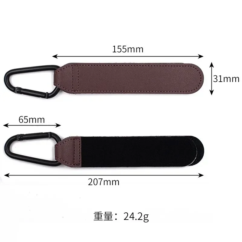 1/2 stücke PU Leder Baby Tasche Kinderwagen Haken Kinderwagen drehen 360 Grad drehbare Wagen Organizer Kinderwagen Haken häkeln Kinderwagen Zubehör
