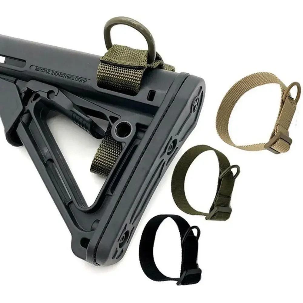 Multifunktions Airsoft Taktische ButtStock Sling Adapter Gewehr Lager Gun Strap Seil Umreifung Gürtel Montieren Jagd für AR15 HK416