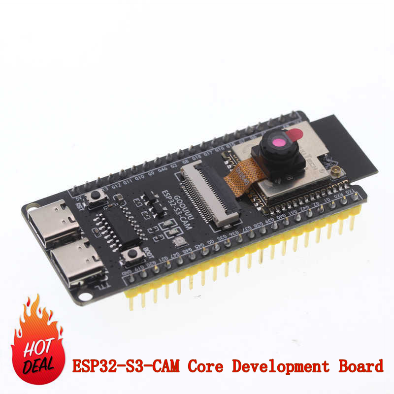 Плата разработки Core ESP32-S3-CAM WROOM N16R8 Модуль Wi-Fi Bluetooth с камерой OV2640