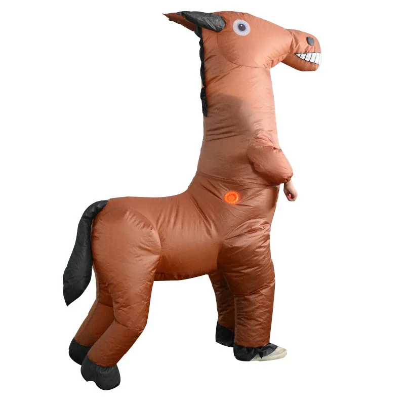 Funny Walking Horse Inflatable Giraffe Inflatable Suit Props Stage Performance